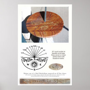 Poster Cadran solaire