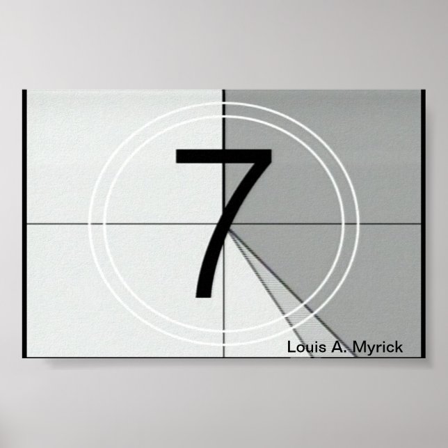 Poster Cadre Clip Leader de l'Académie 7 (Devant)