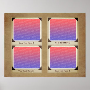 Poster Cadre de capture instantanée Créez votre propre ph