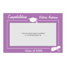 Cadre de photomaton pour fête de fin d'études