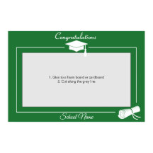 Cadre de photomaton pour fête de remise de diplôme