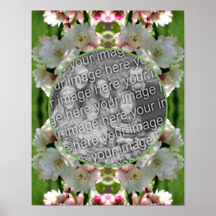 Poster Cadre Spring Crabappy Blossoms Ajouter Votre Photo