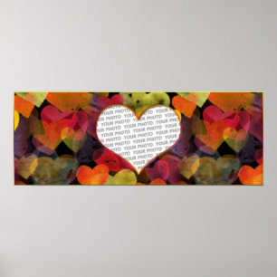 Poster Cadres cardiaques 1 + votre photo