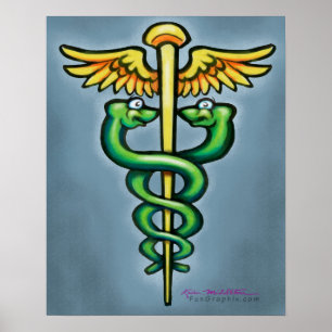 Poster Caducée
