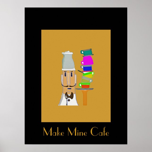 Poster Café à My Favori Cafe (Devant)