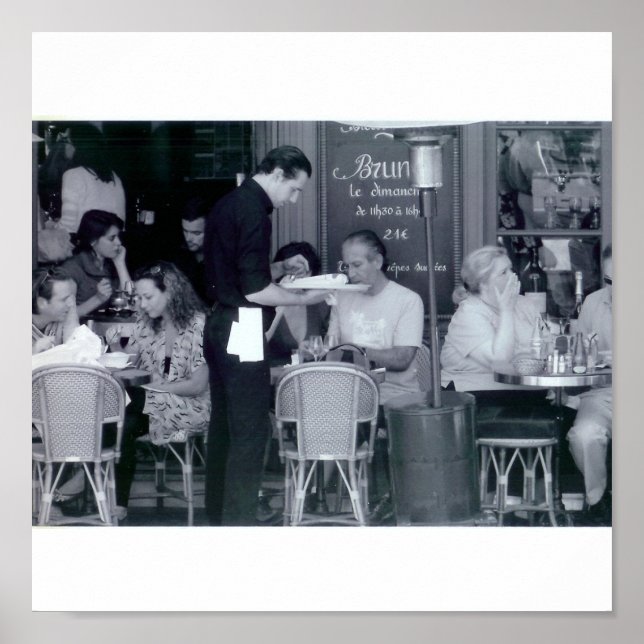 Poster Café à Paris (Devant)