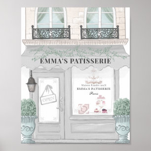 Poster Café boulangerie pâtisserie pâtisserie Gris En toi
