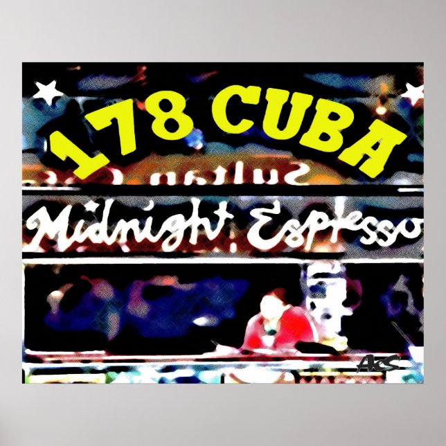 POSTER CAFE CON LECHE (Devant)