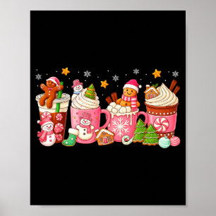Poster Café de Noël Nk Xmas Bonhomme en pain d'épice Bisc