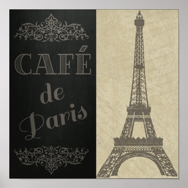 Poster Café de Paris (Devant)