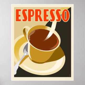 Poster Café Deco Espresso