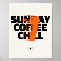 Café détente du dimanche - Citation graphique en d