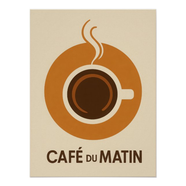 Poster Café du matin (Devant)