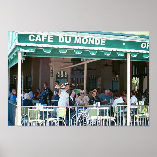 Poster Café Du Monde Fun (Devant)
