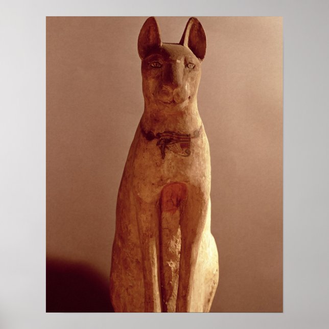 Poster Café d'un chat protégé par la déesse Bastet (p (Devant)