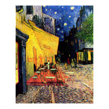 Café é Terrasse à Night Vincent Van Gogh High