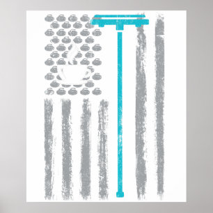 Poster café enroulé - Drapeau américain vintage USA pour 