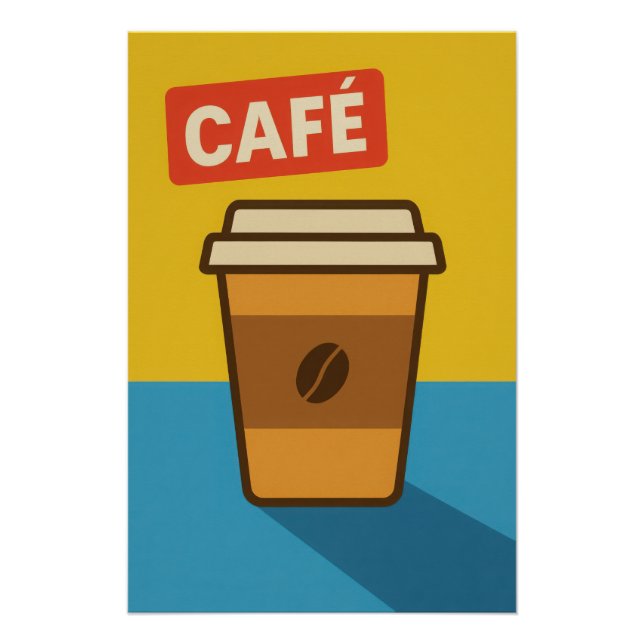 Poster Café Express (Devant)