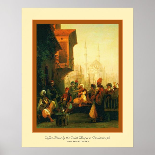 Poster Café~ Ivan Aivazovsky (Devant)
