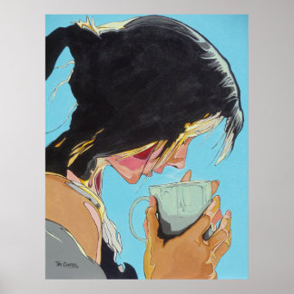 Poster Café le matin