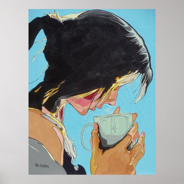 Poster Café le matin (Devant)