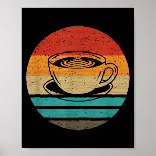 Poster Café Retro Style Vintage