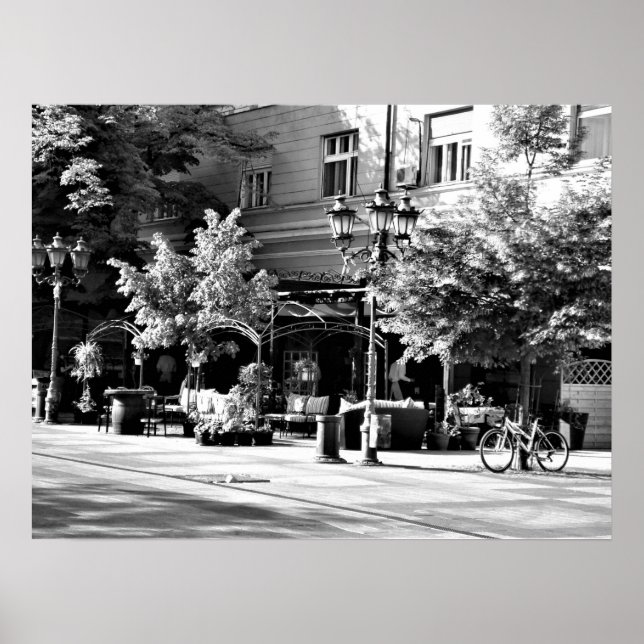 Poster Café Sidewalk (Devant)