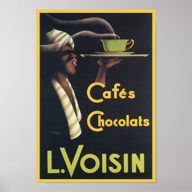Poster Cafés Chocolats L. Voisin (Devant)