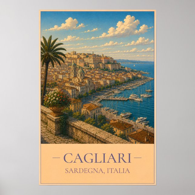 Poster Cagliari (Devant)