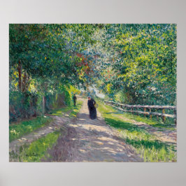 Poster Caillebotte - Allée De La Villa Des Fleurs