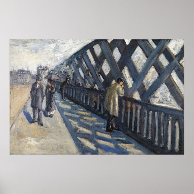Poster Caillebotte - Étude Pour Le Pont De L'Europe (Devant)