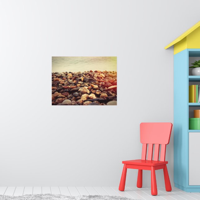 Poster cailloux de côte (Pépinière 1)