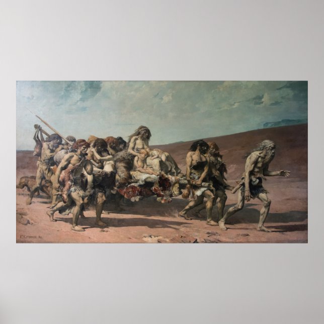 Poster Caïn volant devant la malédiction de l'Eternel (Devant)