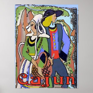 Poster Cajun Couple