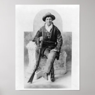 Poster Calamity Jane Avec Son Rifle