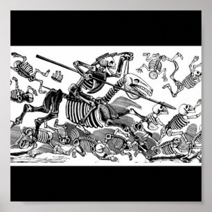 Poster "Calavera de Don don Quichotte" circa 1900's tôt