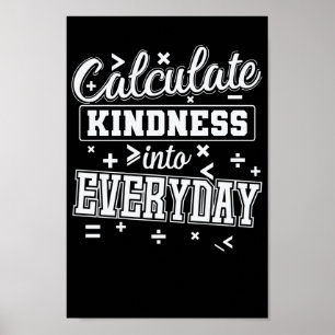 Poster Calculate Kindness Into Everyday