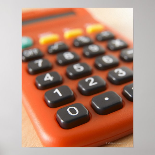 Poster Calculatrice (Devant)