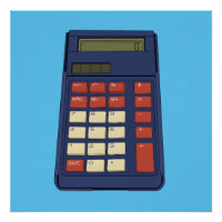 Calculatrice des années 80 90 Math School Nostalgi