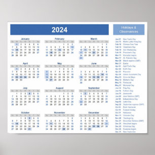 Poster calendrier