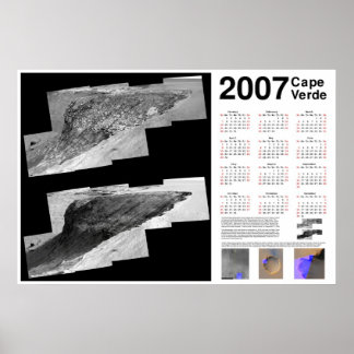Poster Calendrier 2007 Cap-Vert (Mars)