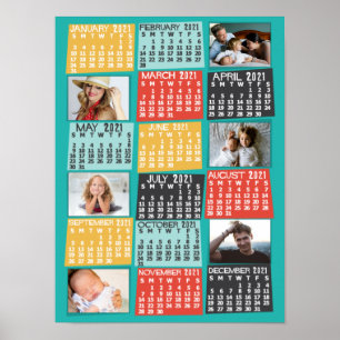 Poster Calendrier 2021 (voir description pour la nouvelle