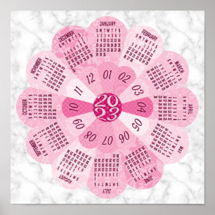 Poster Calendrier 2023 (Voir la description pour la versi