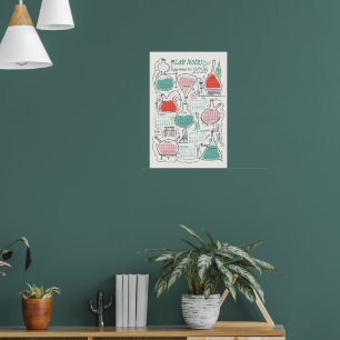 Poster Calendrier 2026 Notes de Chimie