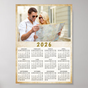 Poster Calendrier 2026 Photo personnalisée