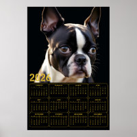 Calendrier Boston Terrier 2026