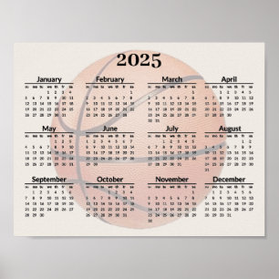Poster Calendrier de conception de basket-ball 202