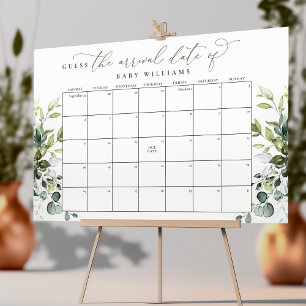 Poster Calendrier de Détermination de la Date Prévue de l