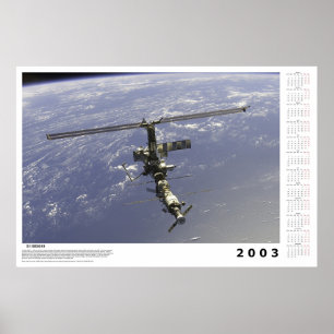 Poster Calendrier de la Station spatiale internationale p