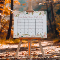 Calendrier des dates d'échéance du Baby shower Cit